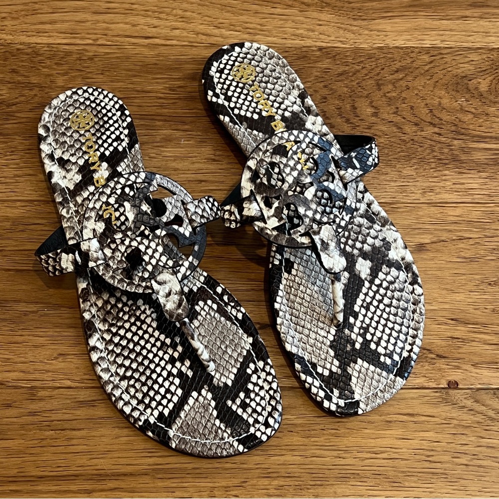 Women's Size 10M Tory Burch Miller Sandal in Warm Roccia